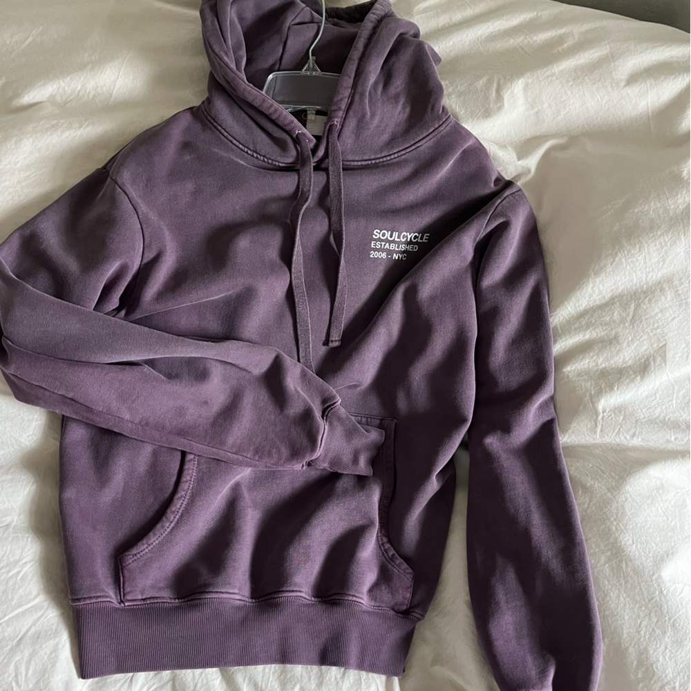 Soulcycle soul hoodie purple size small